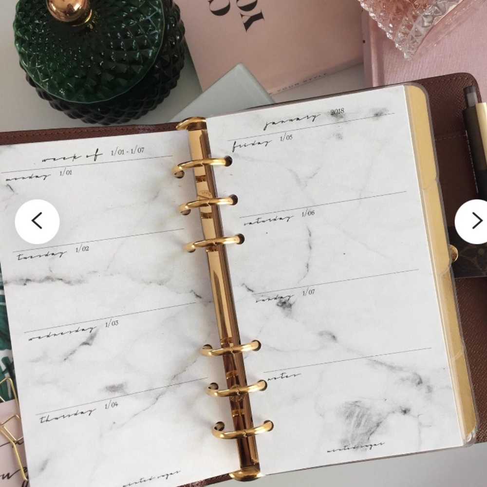 ❤️ SOLD ❤️ Weekly and Monthly Inserts/Refills